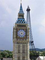 Big Ben i wieża Eiffla