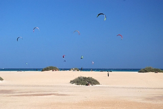 Kitesurfing w Corralejo